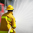 Feuerwehrjacke mit lebensrettender Funktion