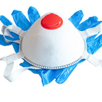 Feinpartikelschutzmasken schützen vor Infekionen.