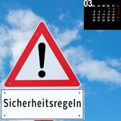 Das Kalenderblatt für den Monat März 2018 von arbeitssicherheit.de